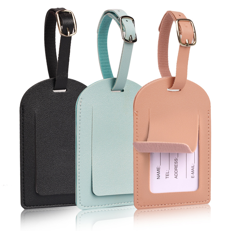 Women Accessories Name - Etiquetas de equipaje de cuero PU