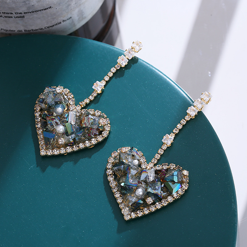 Women'S Accessories Nz - Nuevos pendientes de cristal simples de