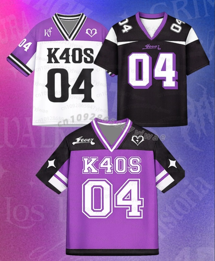 Women Accessories Name - Camiseta de Fútbol Morada K4OS 04