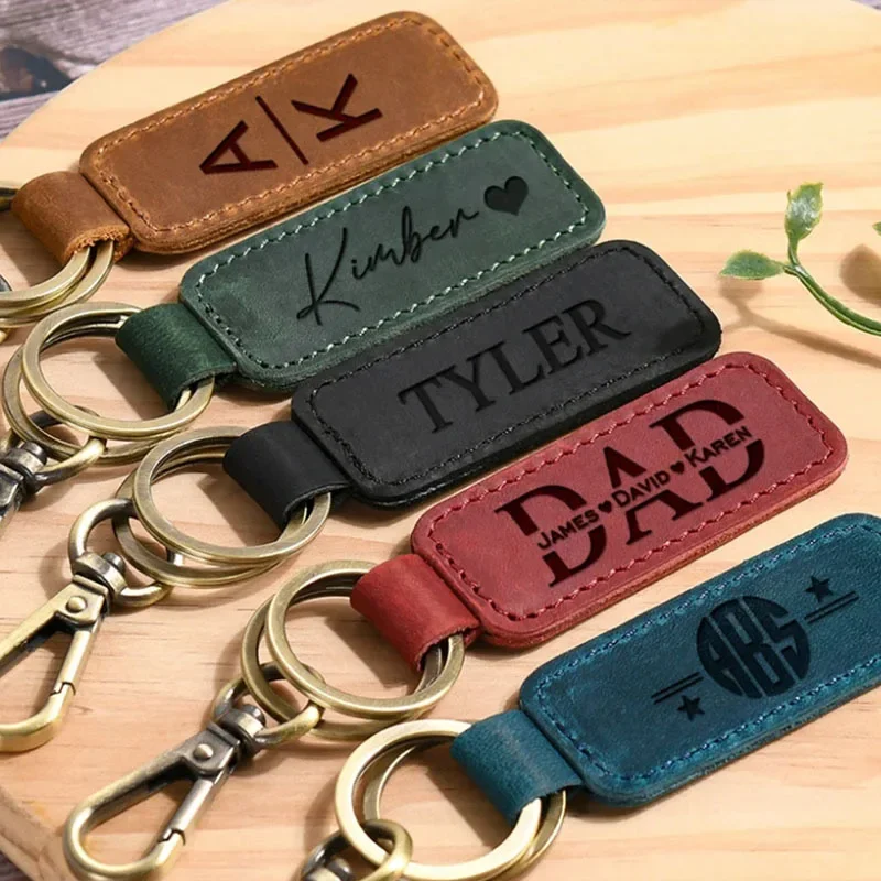 Women Accessories Logo - Llavero de cuero con logotipo personalizado