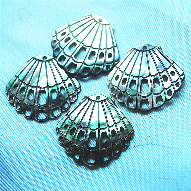 Women'S Accessories Nz - 4 piezas de colgantes de concha