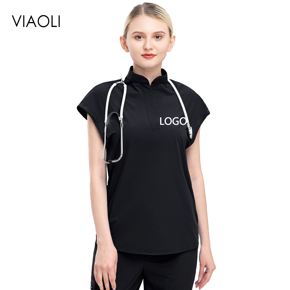 Women Accessories Logo - Uniforme médico personalizado para mujer, Top