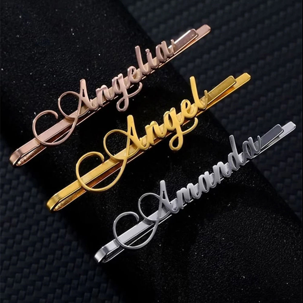 Women Accessories Name - Pinzas para el pelo con nombre