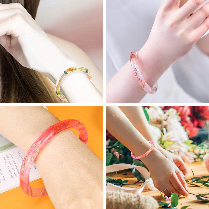 Molde de Silicona de 3 Piezas  - Resin Bangle Bracelet reseña y precio