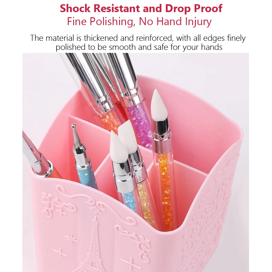 Soporte para brochas de uñas c - Women Accessories Organizer reseña y precio