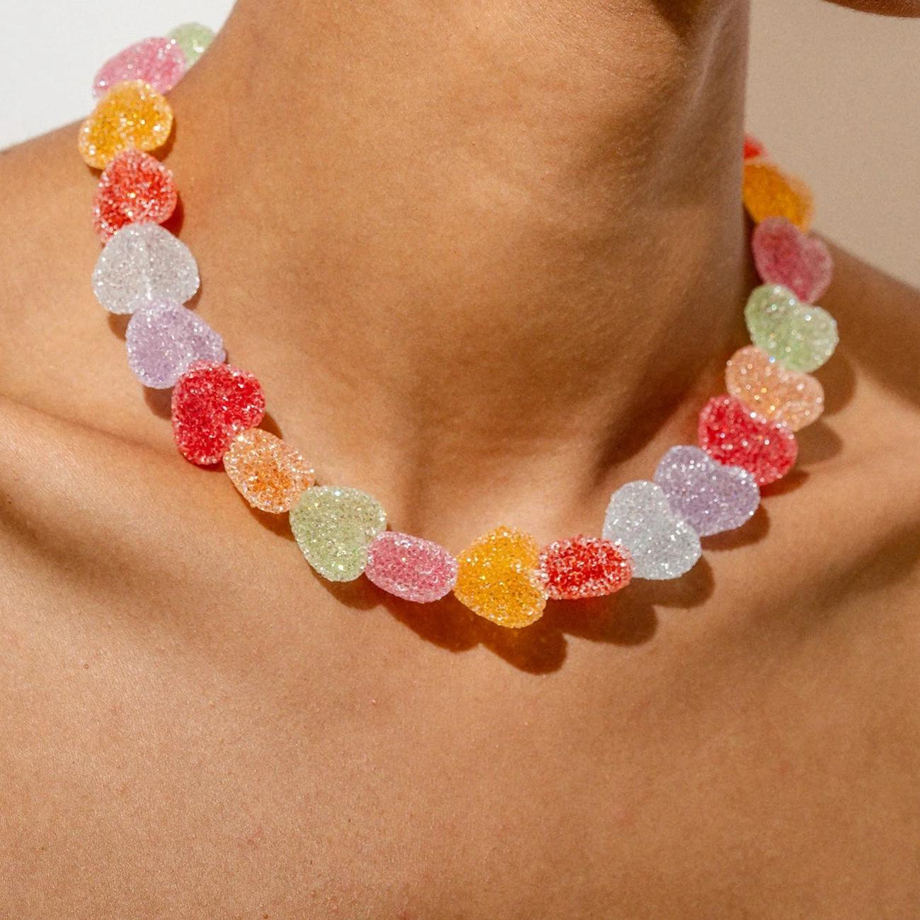 Collar y pulsera de resina con - Resin Bangle Bracelet reseña y precio