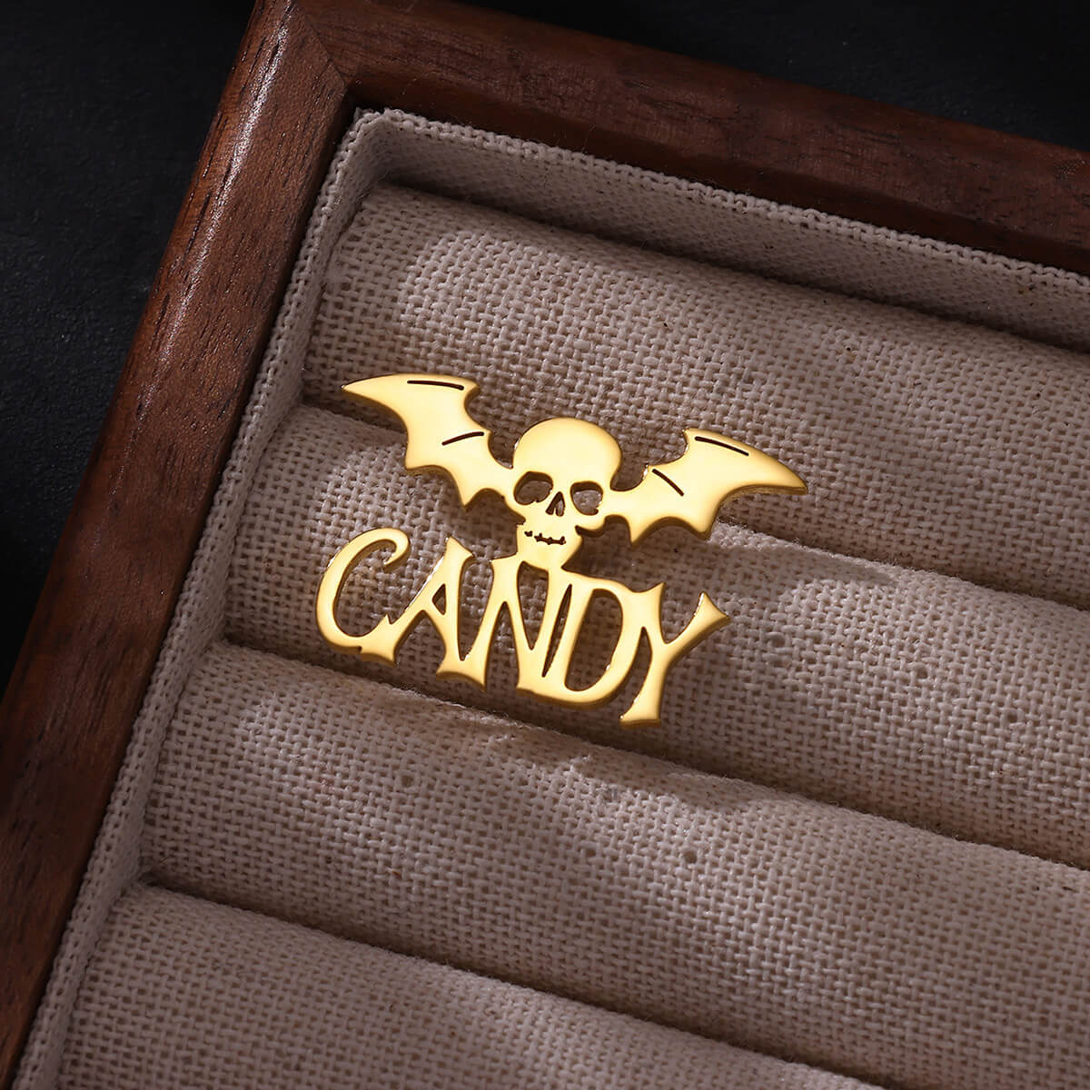 Broche de murciélago esqueleto - Women Accessories Name reseña y precio