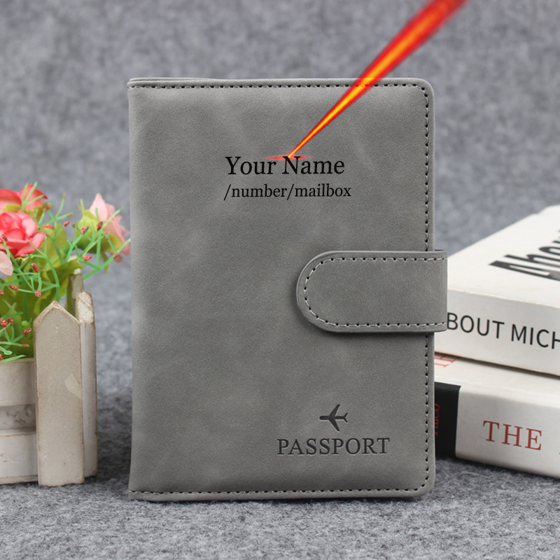 Funda para pasaporte con botón - Women Accessories Name reseña y precio