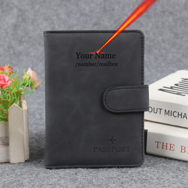 Funda para pasaporte con botón - Women Accessories Name reseña y precio