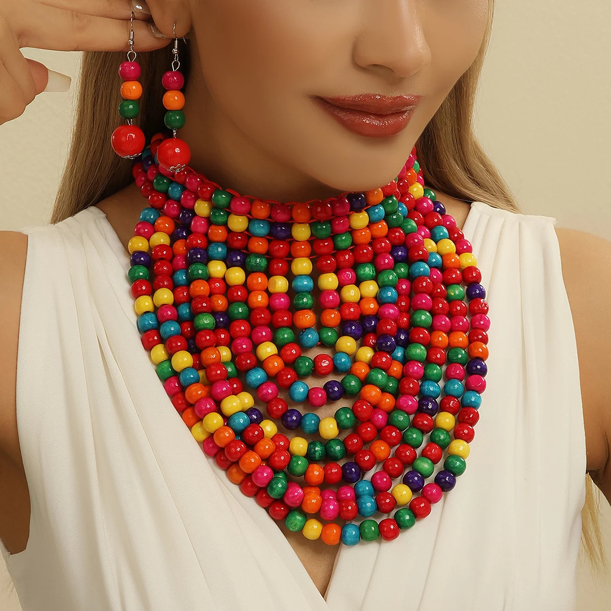 Conjunto de collar multicapa c - Women Accessories In Amazon reseña y precio