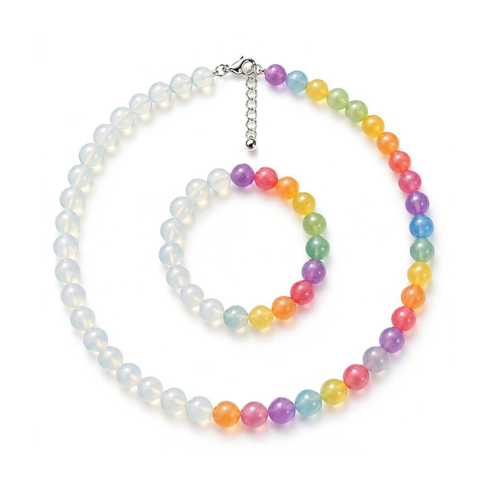 Conjunto de pulsera y collar d - Resin Bangle Bracelet reseña y precio