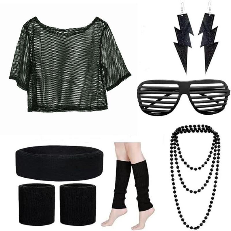 Conjunto de disfraz hippie de  - Women Accessories Earrings reseña y precio