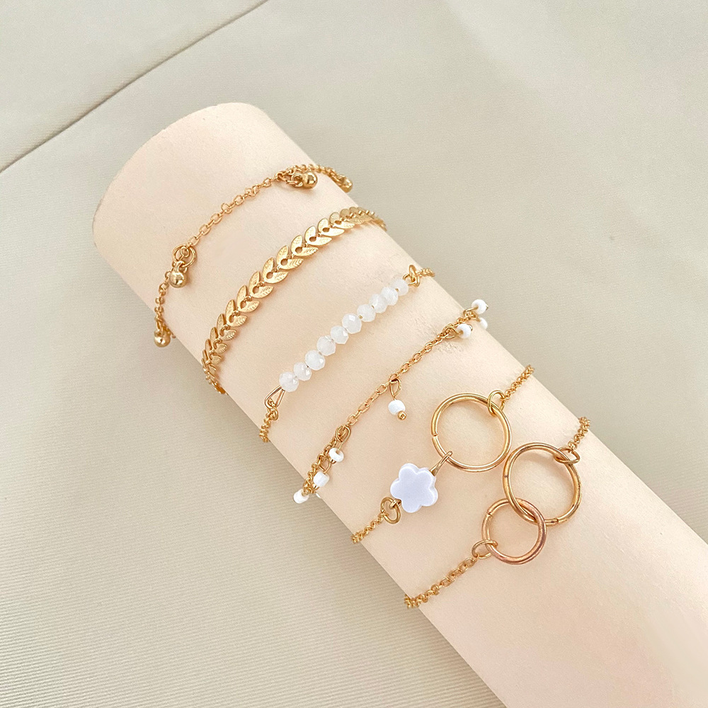 Conjunto de 6 pulseras geométr - Resin Bangle Bracelet reseña y precio