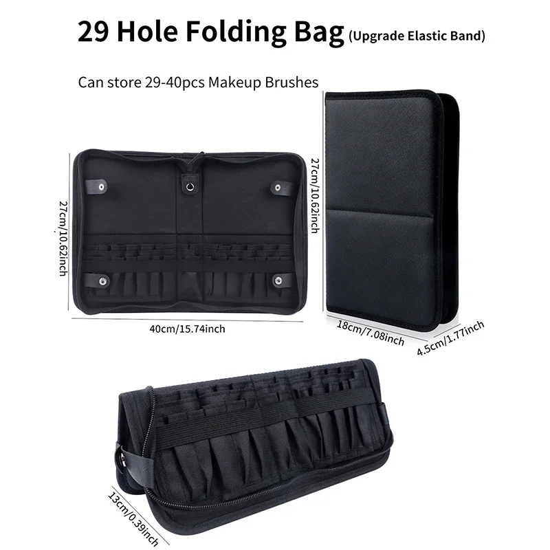 Bolsa plegable para brochas de - Women Accessories Organizer reseña y precio