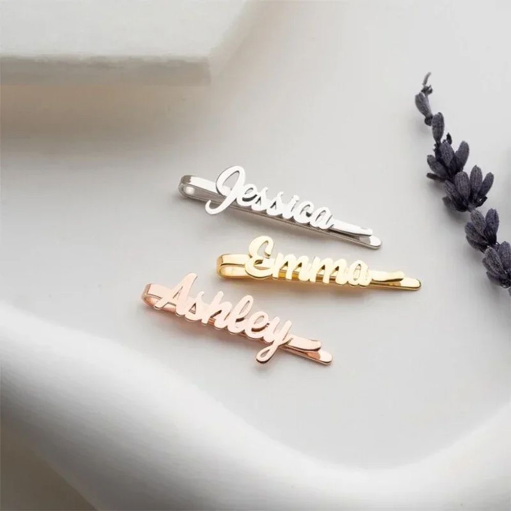 Pinzas para el pelo con nombre - Women Accessories Name reseña y precio