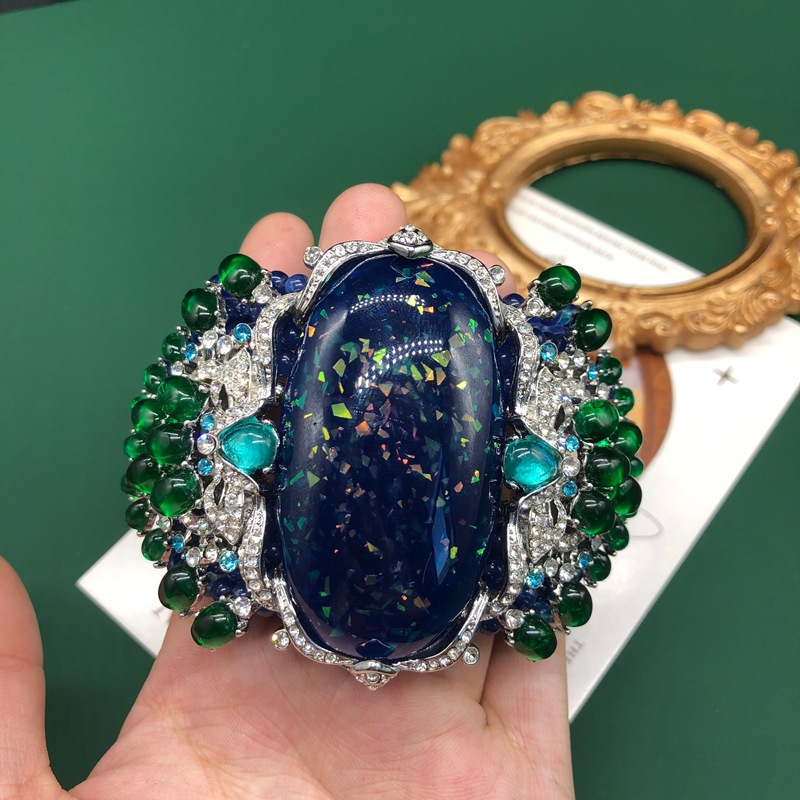Pulsera de Lujo Vintage con Cu - Resin Bangle Bracelet reseña y precio