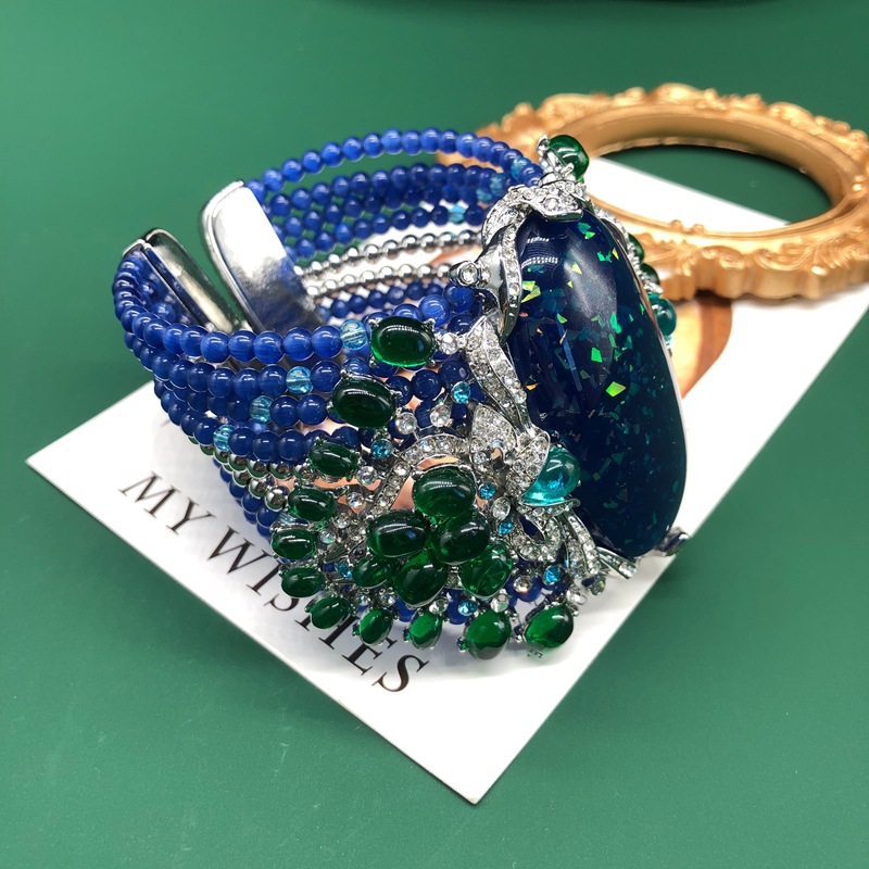 Pulsera de Lujo Vintage con Cu - Resin Bangle Bracelet reseña y precio