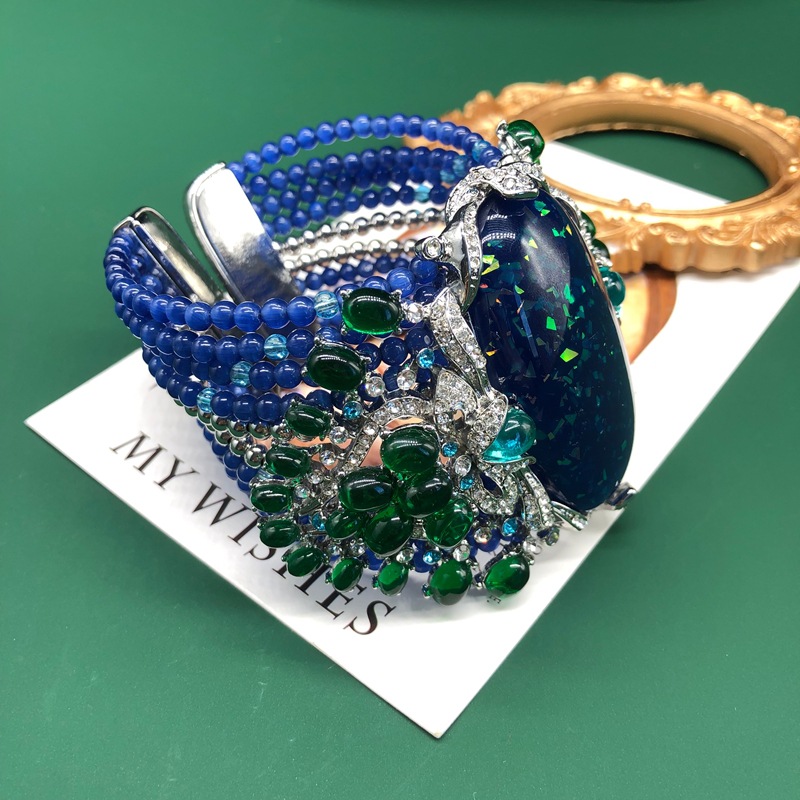 Pulsera de Lujo Vintage con Cu - Resin Bangle Bracelet reseña y precio