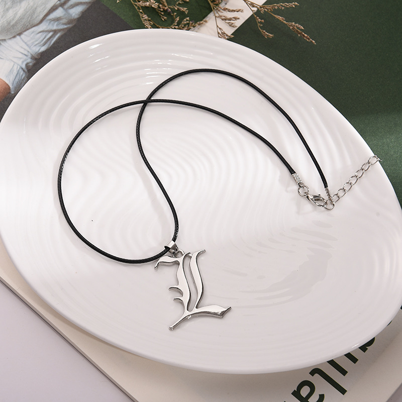 Anime Death Note L Logo collar - Women Accessories Logo reseña y precio